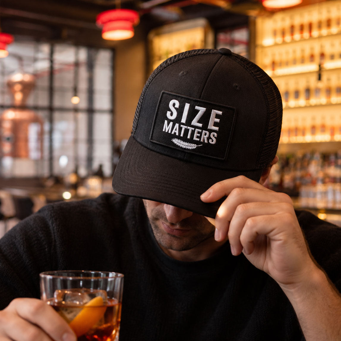 Jaywalk Rye "Size Matters" Trucker Cap